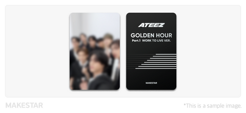 10/12 MAKESTAR PHOTOCARD EVENT PART 2] ATEEZ - [GOLDEN HOUR Part.1