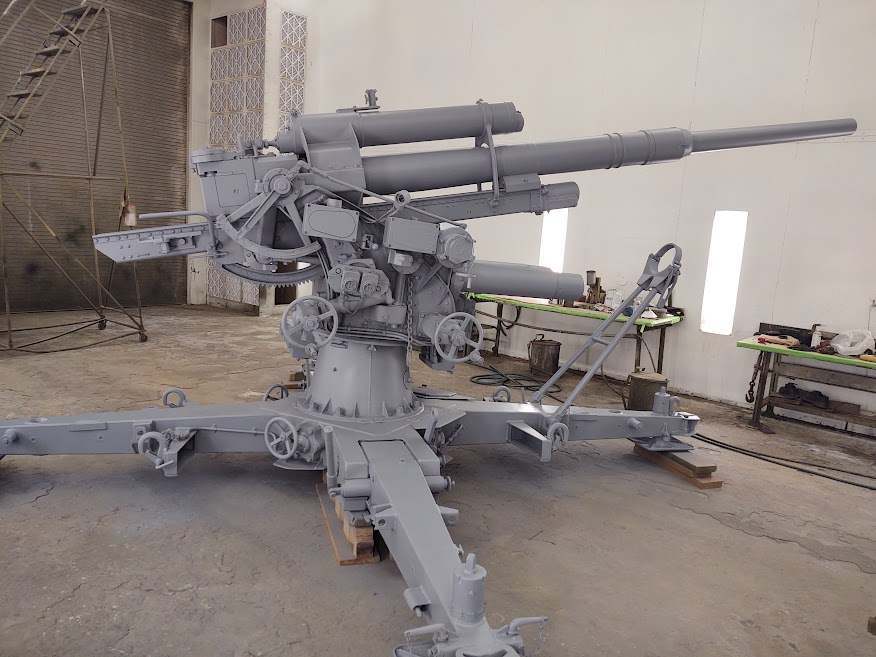 88mm Flak 36 gun restored at Fort Bliss - TR WEAPONS & ORDNANCE