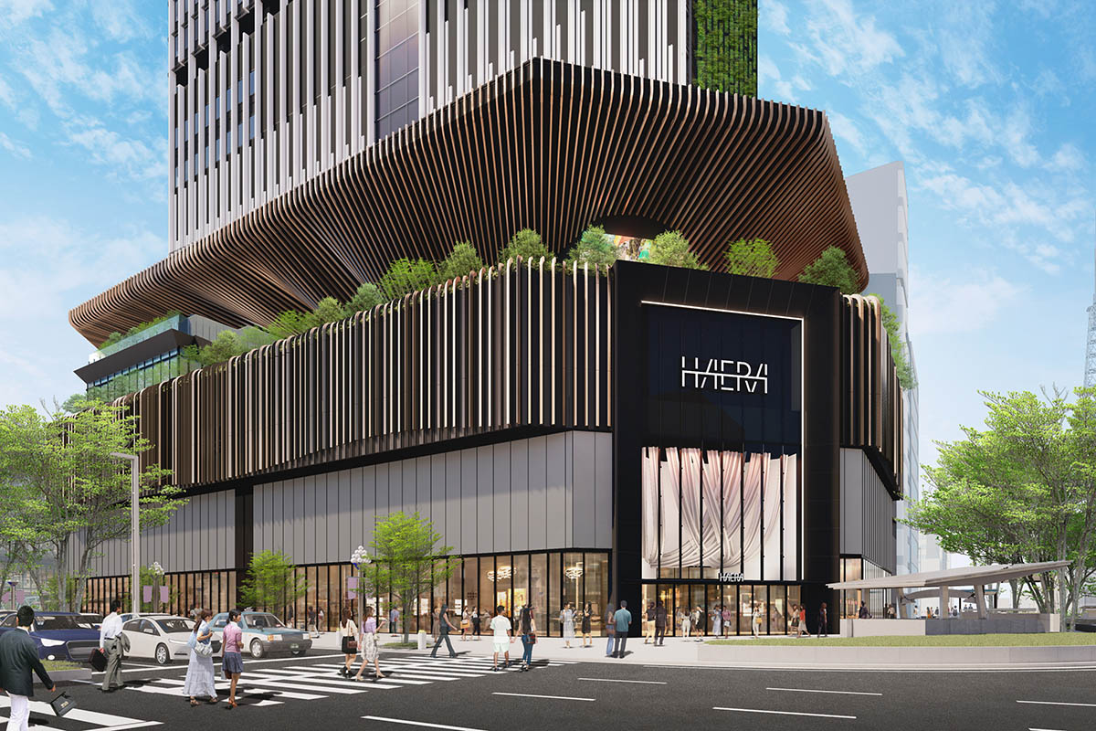 41階建「ザ・ランドマーク名古屋栄」に商業施設「HAERA」 26年初夏開業
