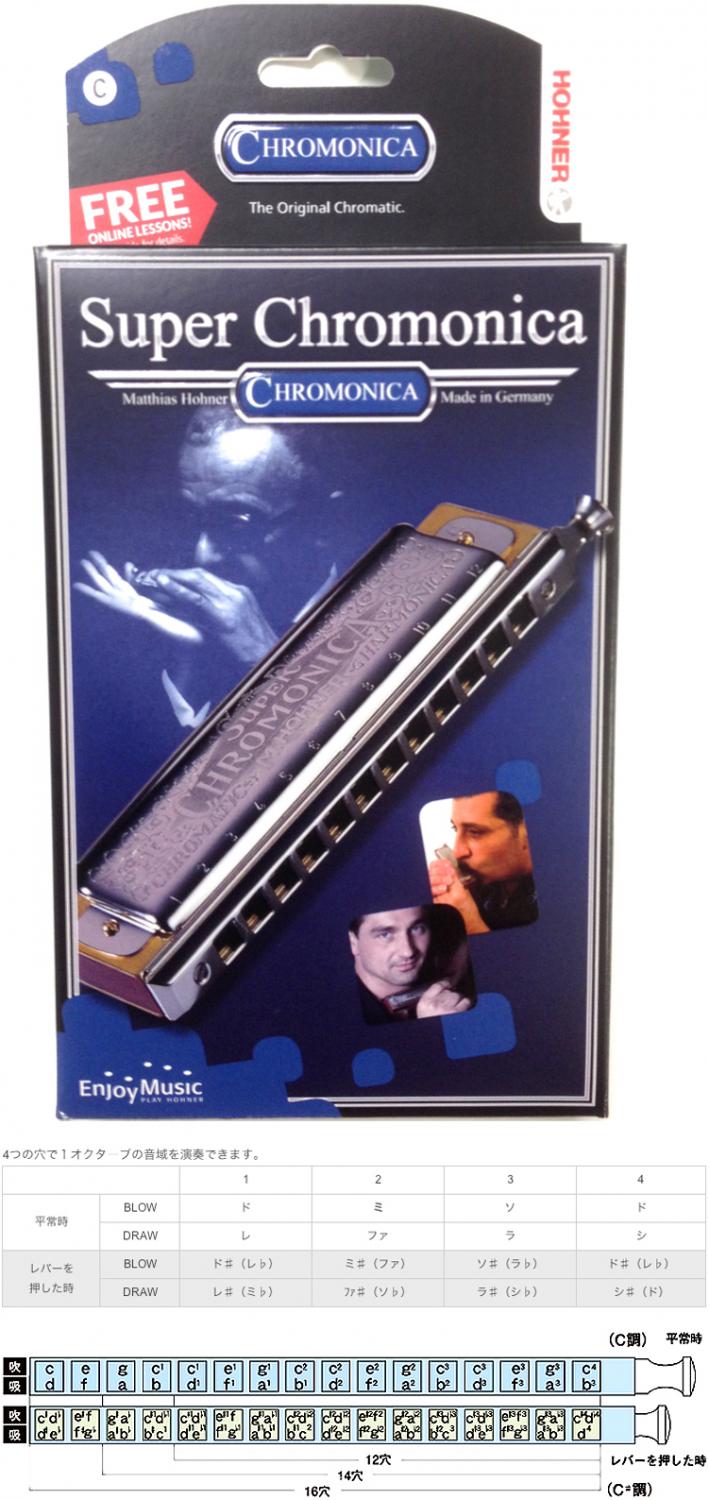 HOHNER ホーナー G調 Super Chromonica 270 クロマチックハーモニカ