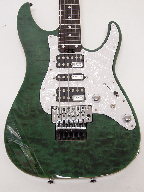 SCHECTER シェクター SD-2-24-AL See-Thru Green / R 日本製 エレキ