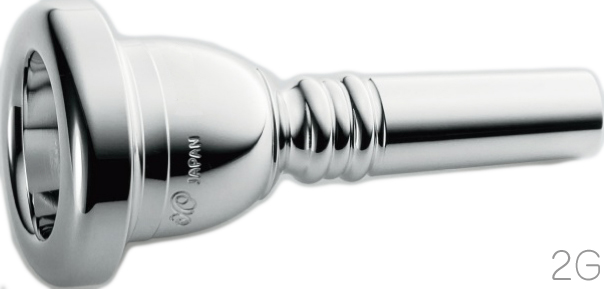 XO エックスオー 2G 太管 マウスピース 銀メッキ SP Large Shank