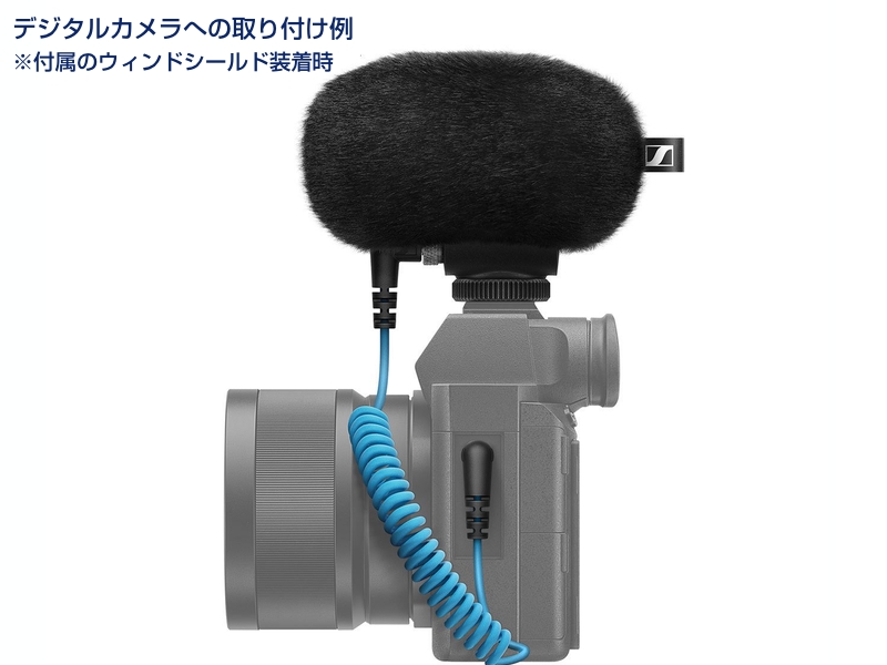 SENNHEISER ゼンハイザー MKE200 ◇ 指向性オンカメラマイク プラグ