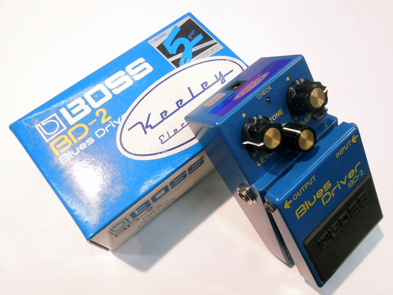 ギター keeley BD-2 phat mod blues d Boss Keeley Phat Mod BD-2 Blues Driver - Used
