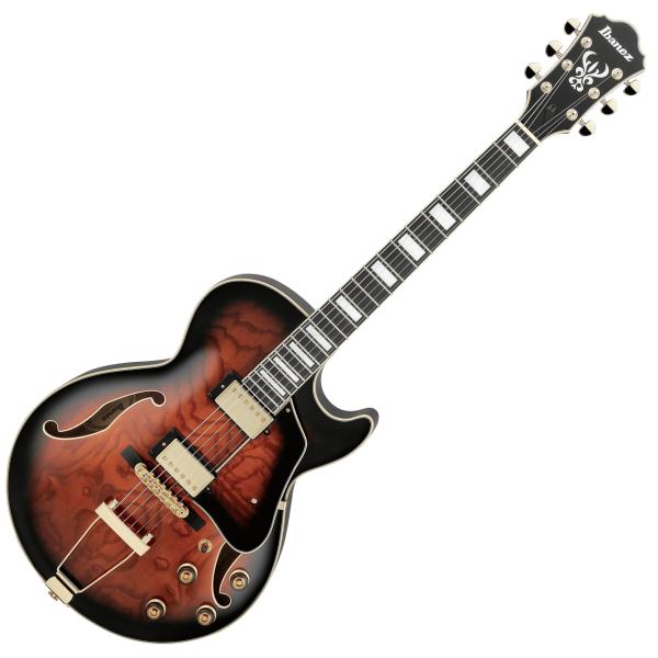 Ibanez アイバニーズ AG95QA DBS フルアコ エレキギター Dark Brown