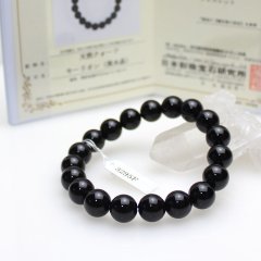 レビュー - 最強の魔除け モリオンブレスレット黒水晶 モリオン