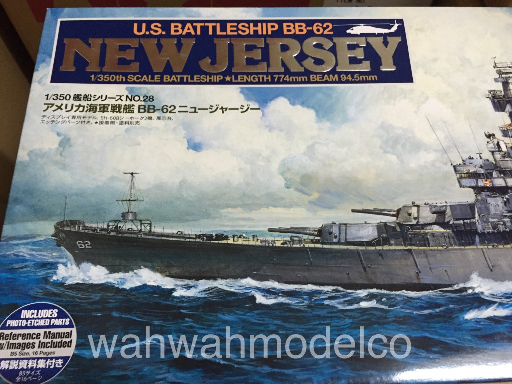 Tamiya 78028 1/350 US Battleship BB-62 New Jersey