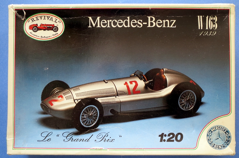 車プラモデル製作 ＞ ベンツW154-M163仕様 (W163 (1939) リバイバル 1/20)