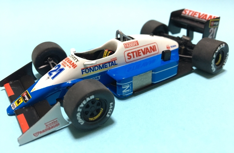 当時モノ タメオ 1/43 オゼッラFA1L 1988 モナコGP Tameo TAMEO kit TMK073 Osella Alfa Romeo FA1/L Monaco GP 1988 ミニカー