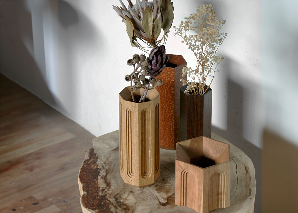 Soubi Molding Dry Flower Vase モールディング ドライフラワーベース