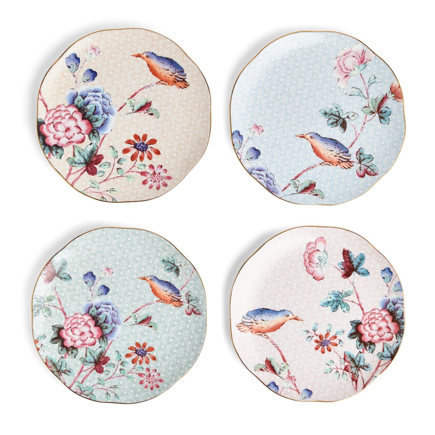 Cuckoo Tea Plates, Set of 4 | Wedgwood