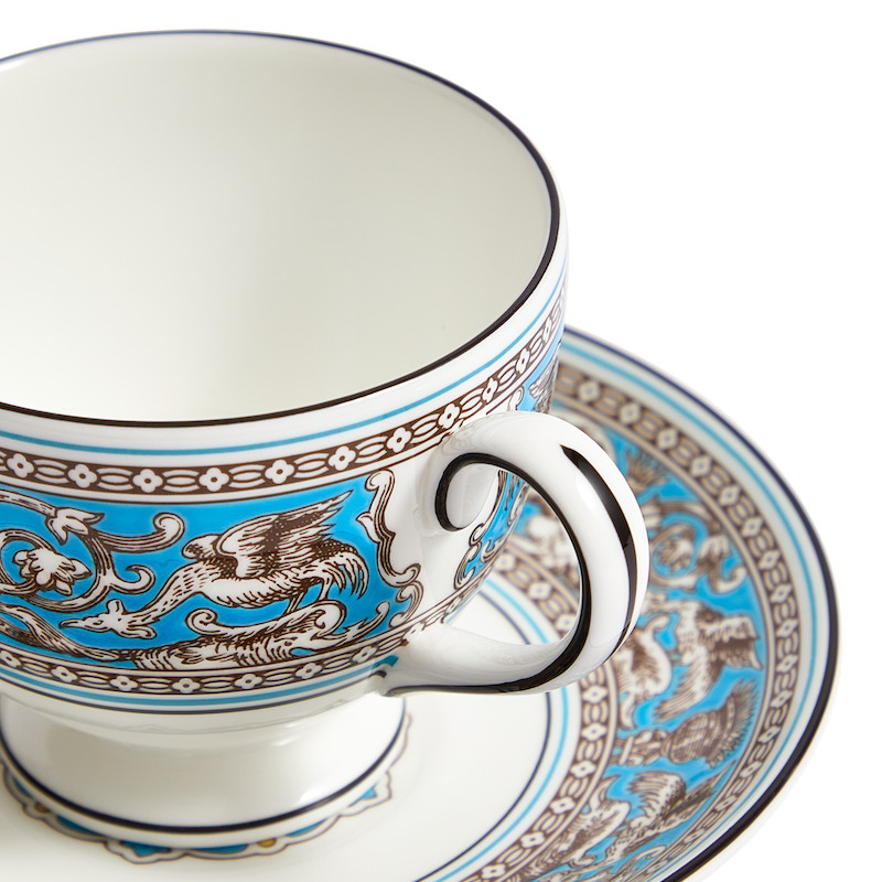 フロレンティーン ターコイズ ティーカップ&ソーサー (リー)|WEDGWOOD