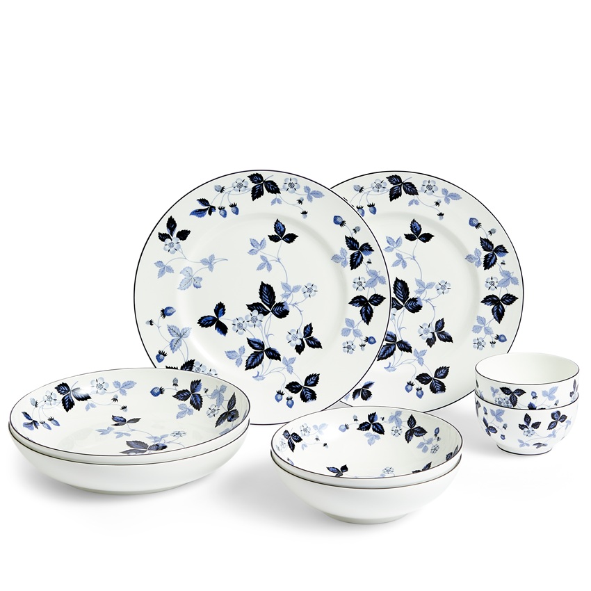 ストロベリー インクブルー 8ピースセット|WEDGWOOD公式オンラインストア