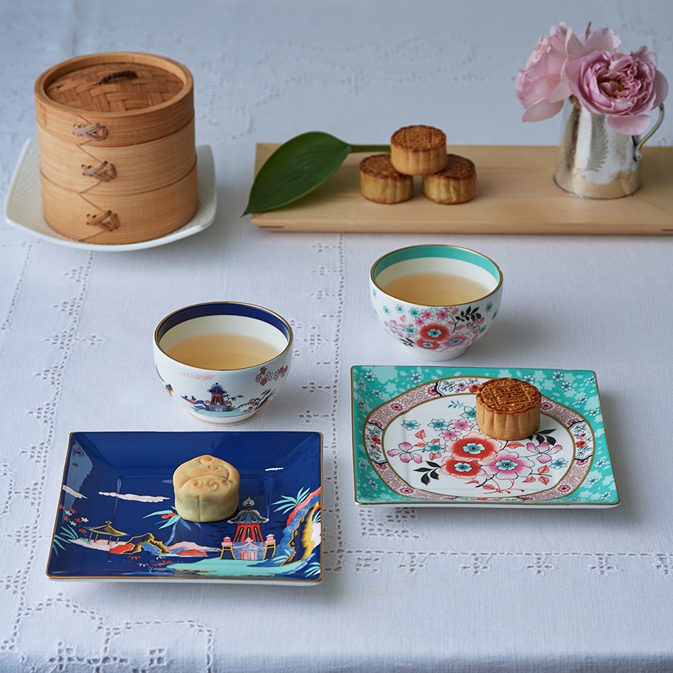 ワンダーラスト ブルーパゴダ スクエアトレイ|WEDGWOOD公式オンライン