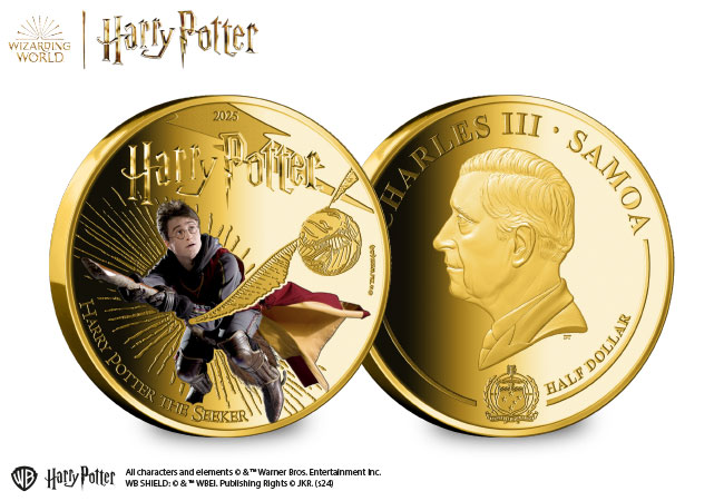 The Official Harry Potter Gold-Plated Coin