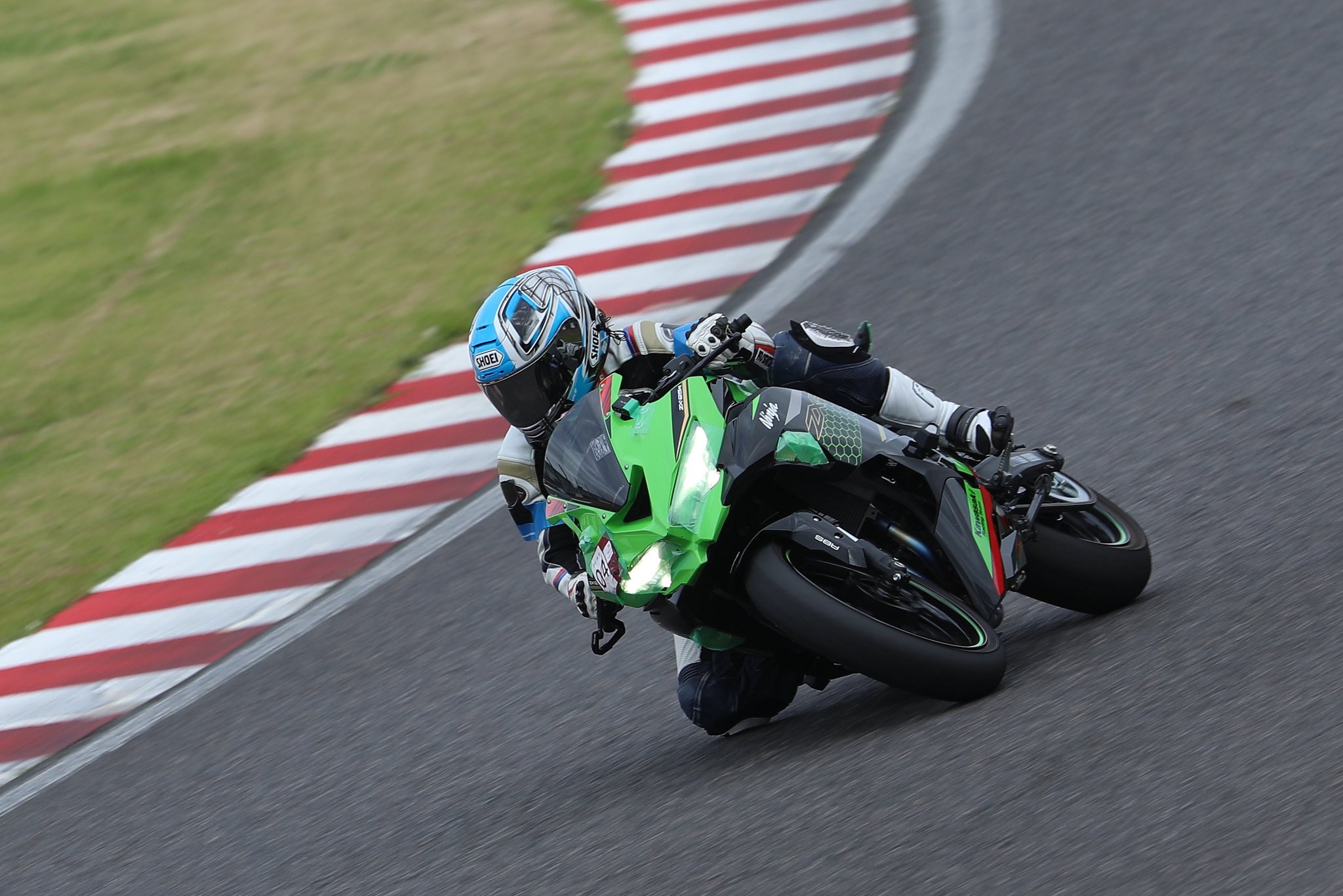 2021/10/31 ZX-25R ことりちゃん、丸山浩と一緒にNinja Team Green Cup