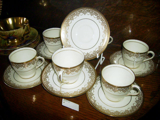 ロイヤルドルトン（Royal Doulton） カップ＆ソーサ デミ 6客セット