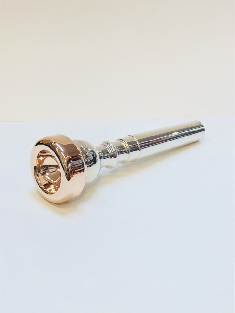 トランペット用マウスピース 10 1/2C 特注リム＆カップピンクゴールド