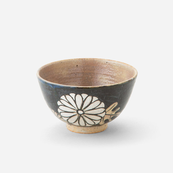 汲出し碗 大 鉄絵 菊花紋 | 西川貞三郎商店