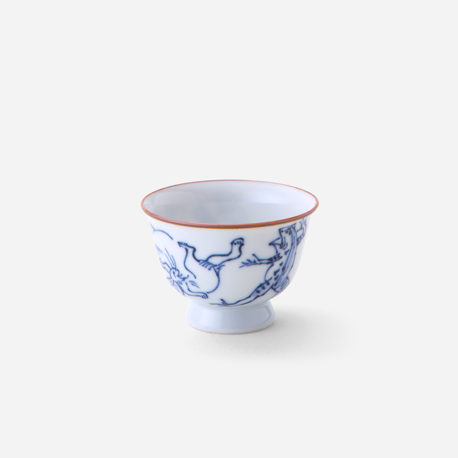 煎茶碗・ぐい吞 染付高山寺 | 西川貞三郎商店