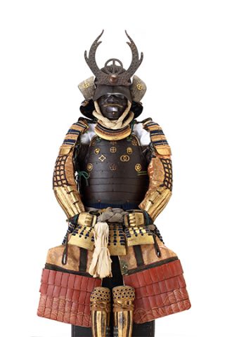 鉄錆地山道頭桶側二枚胴具足／ホームメイト