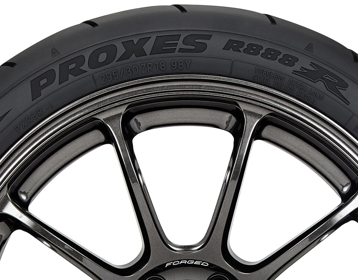 DOT Race Track Tires for Competition Events - Proxes R888R | Toyo