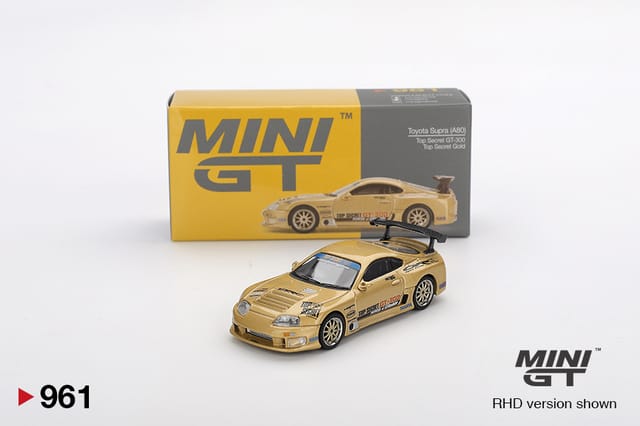 MINI GT 961 Toyota Supra (A80) Top Secret GT-300 Top Secret Gold