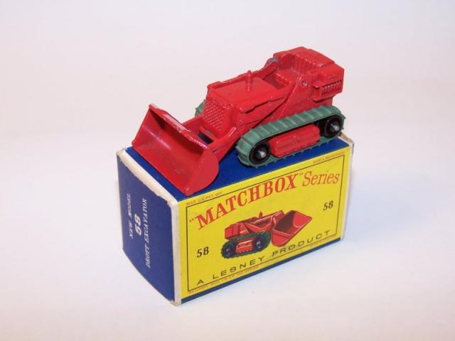 Matchbox 58b, Drott Excavator - Free Price Guide & Review