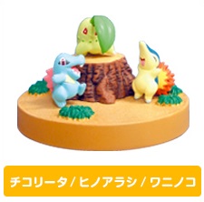 ポケットモンスター[立体ポケモン図鑑 DP12 ワニノコ/チコリータ