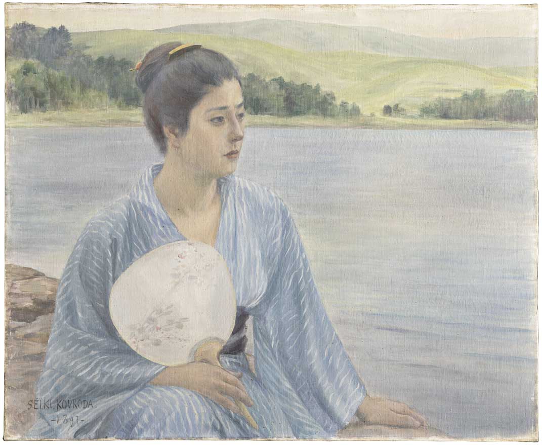 湖畔 | 黒田記念館 黒田清輝油彩画 光学調査