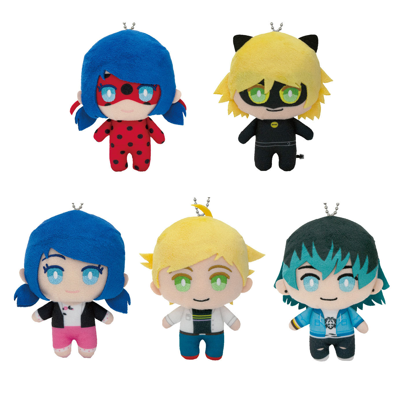 ミラキュラス レディバグ＆シャノワールの「デフォルメぬいぐるみ」が