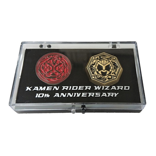 メタルピンバッジセット【仮面ライダーウィザード10th】【仮面ライダー