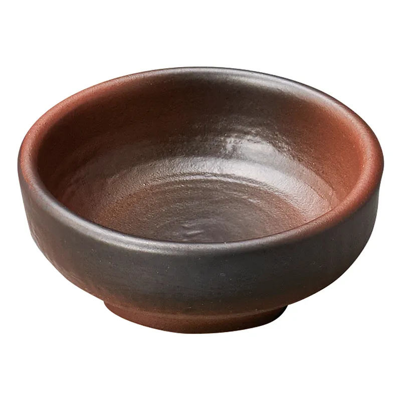 備前焼締（強化） 三ツ足丸千代口(和食器,鉢もの,千代口)|食器通販の陶磁庵