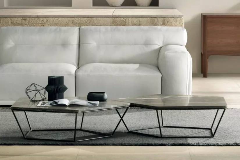 Natuzzi Chocolat センターテーブル 中古 大理石
