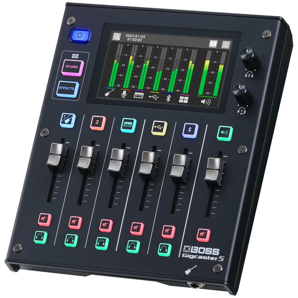 GCS-5 GIGCASTER 5 CHANNEL RECORDING / STREAMING MIXER | Tom Lee Music