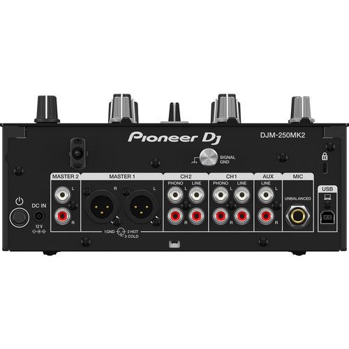 DJM-250MK2 | 2-CHANNEL COMPACT DJ MIXER WITH REKORDBOX DVS | BLACK