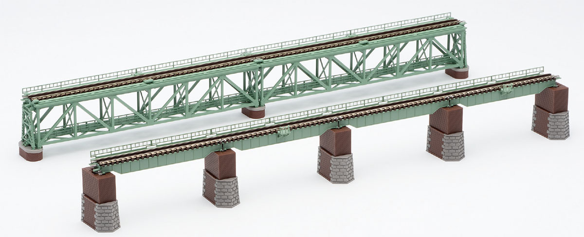 上路式鉄橋セット(緑) ｜製品情報｜製品検索｜鉄道模型 トミックス