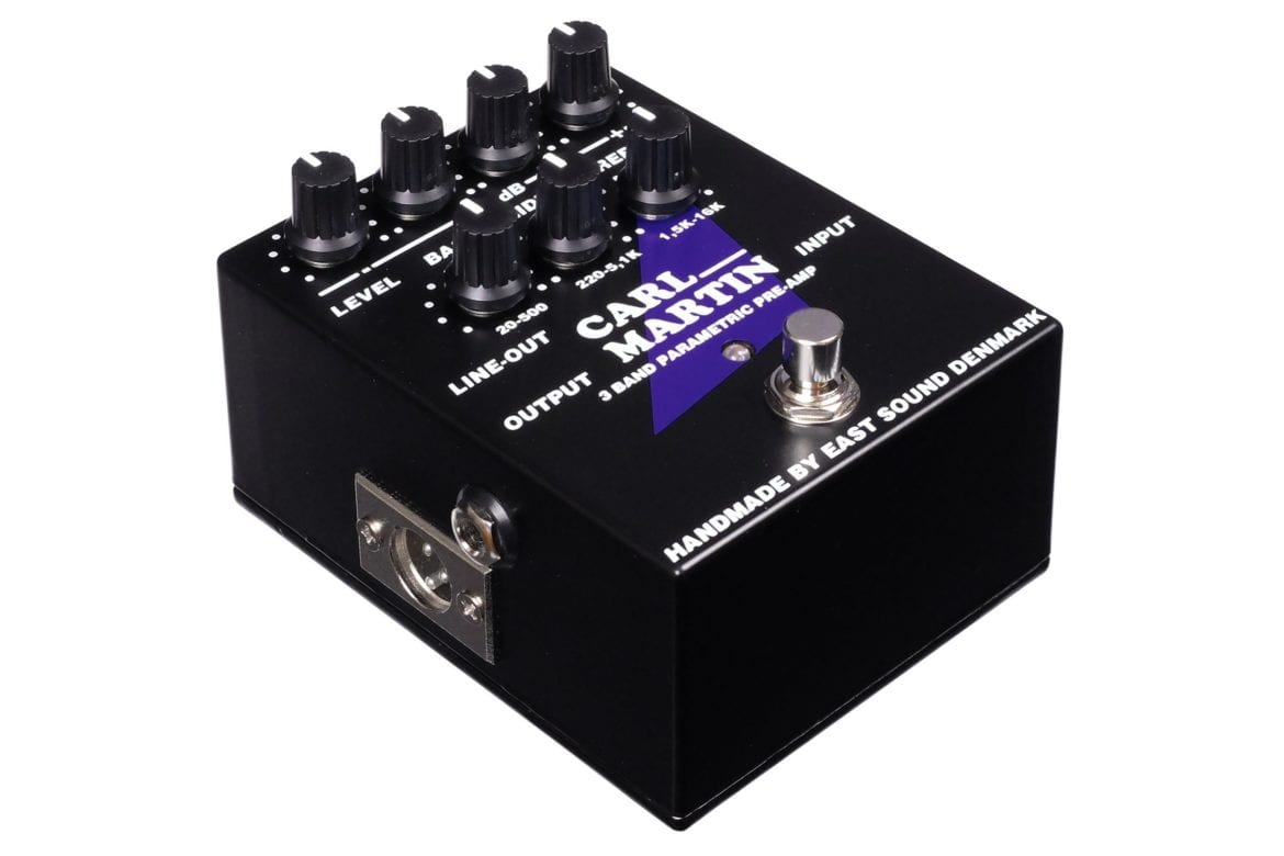 Carl Martin 3 Band Parametric Preamp - Tonebox.com