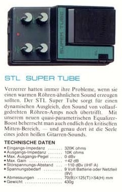 TONEHOME - the World of Vintage Guitar Effects Pedals - STL Super Tube