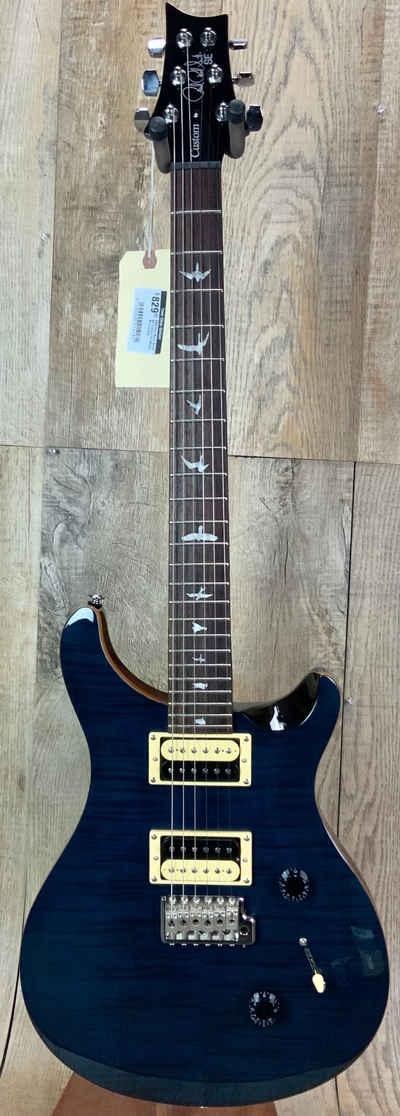 PRS Paul Reed Smith SE Custom 24 Whale Blue w/bag – Tone Shop Guitars
