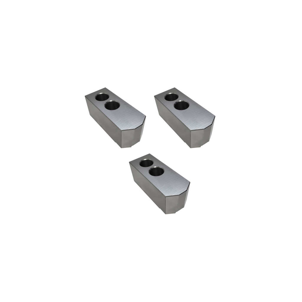 3-788-308 - Soft Top Jaws, 8in, 3-Jaw, 3 Pc Set - Toolmex