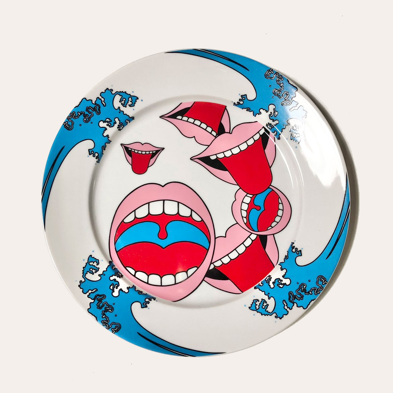 Swirl YAMATO 洋皿 ミート皿 小 8枚セット レトロ い Swirl YAMATO 洋