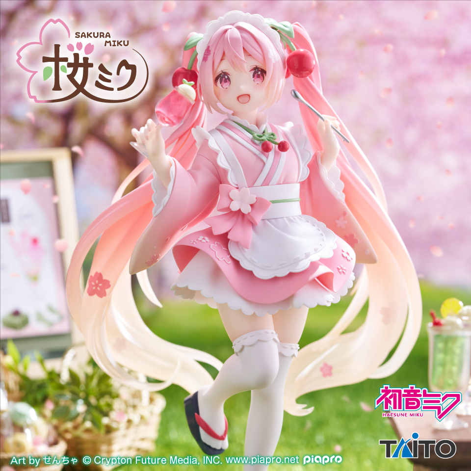 桜ミク Coreful フィギュア ～描き下ろし和風喫茶ver.～タイトー
