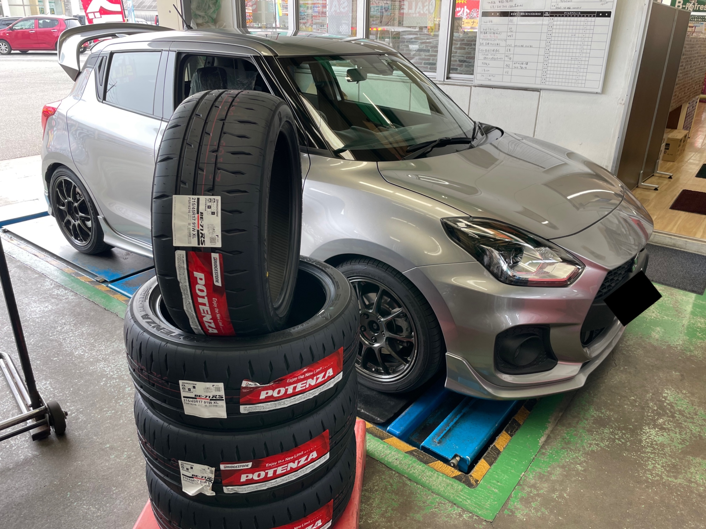 ZC33S スイフトスポーツ ポテンザRE-71RS装着^ ^ | 店舗おススメ