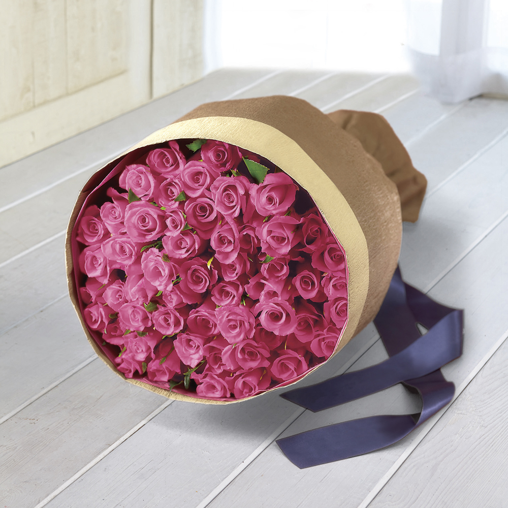 生花 花束「ピンクバラ50本」 | 商品詳細 | 高島屋オンラインストア