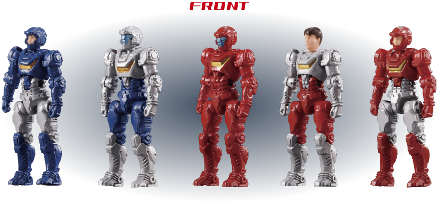 DA-83 ダイアクロン隊員/Ver.2.0セット｜プロダクト｜ダイアクロン