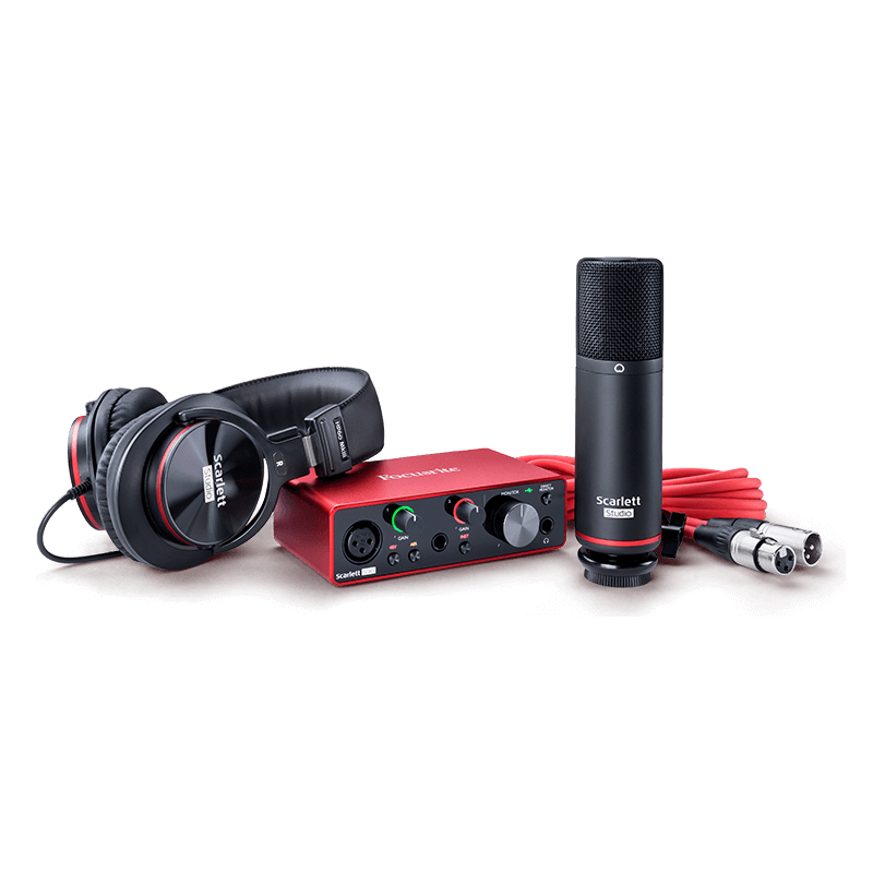 Focusrite Scarlett Solo Studio Recording Bundle (3rd Gen