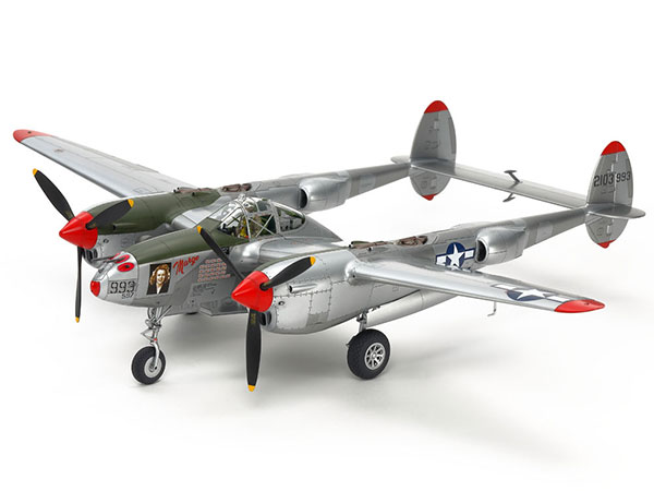 タミヤ 1/48 傑作機シリーズ 1/48 ロッキード P-38J ライトニング | タミヤ