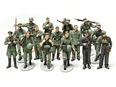 タミヤ 1/48 ミリタリーミニチュアシリーズ WWII ドイツ歩兵行軍セット