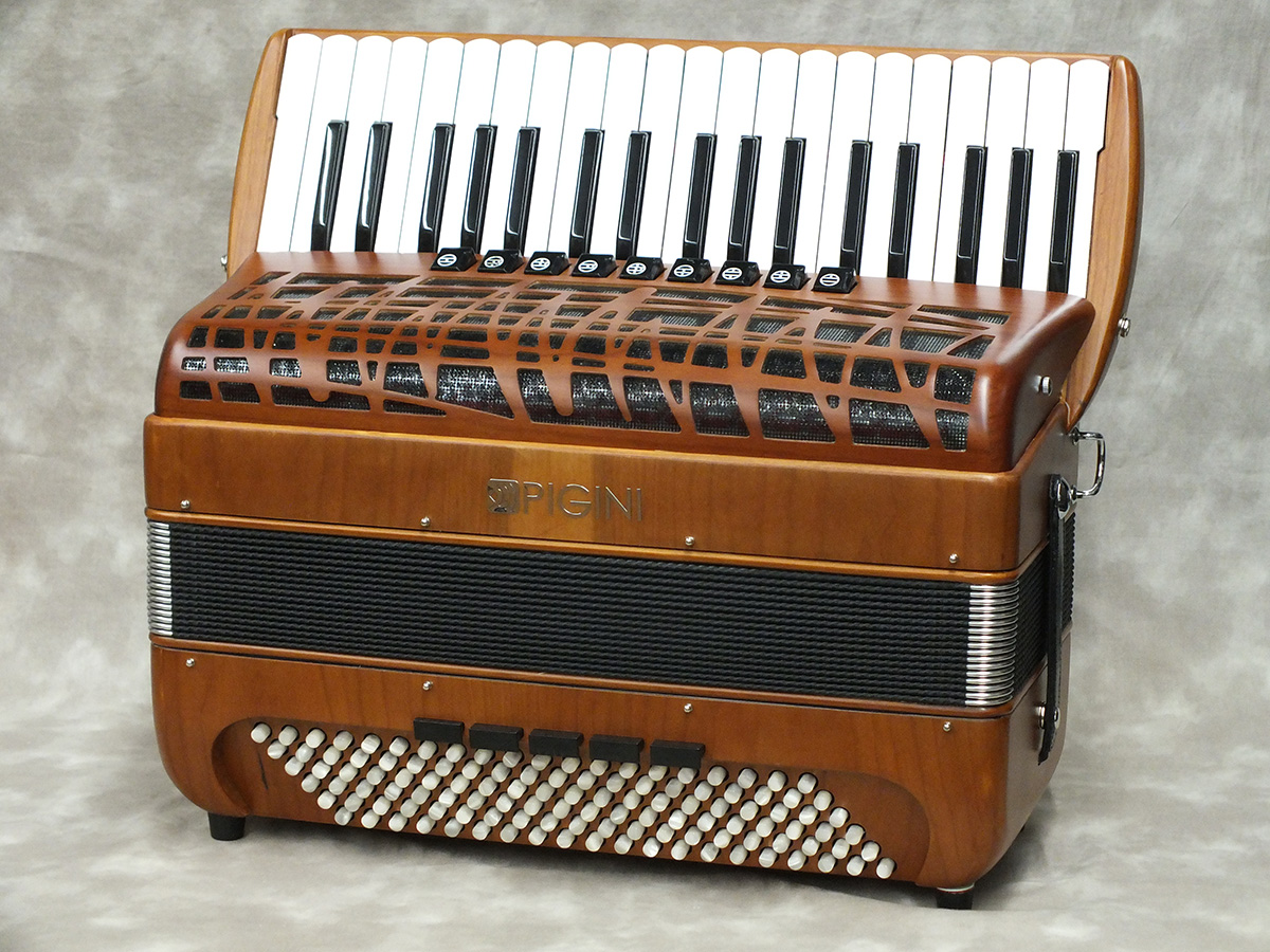 PIGINI Wing [Cherry-wood] 【アコーディオン】 - 谷口楽器